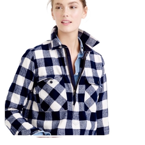 J. Crew Tops - J Crew Buffalo Plaid Pullover